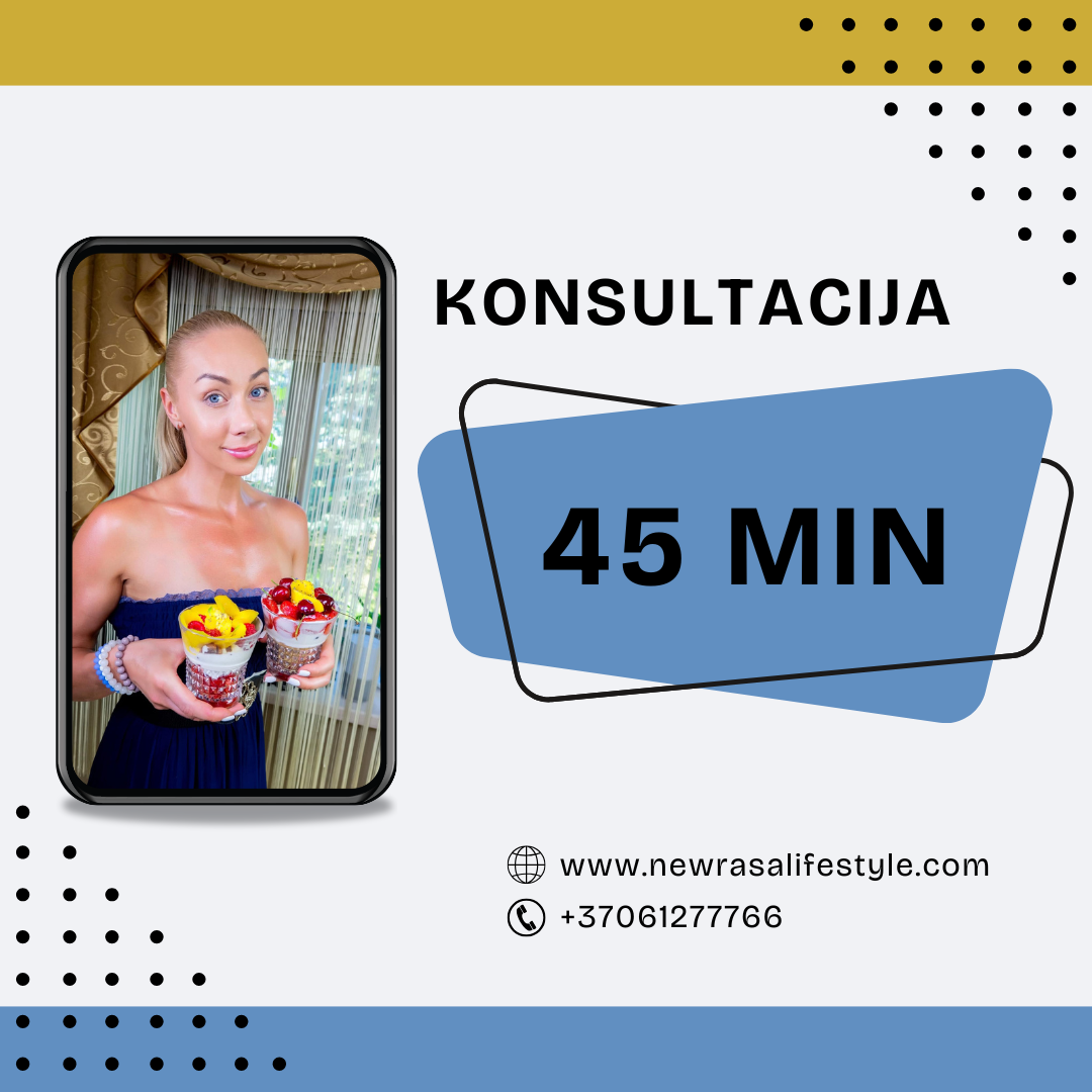 Konsultacija su Rasa Lifestyle – 45 min