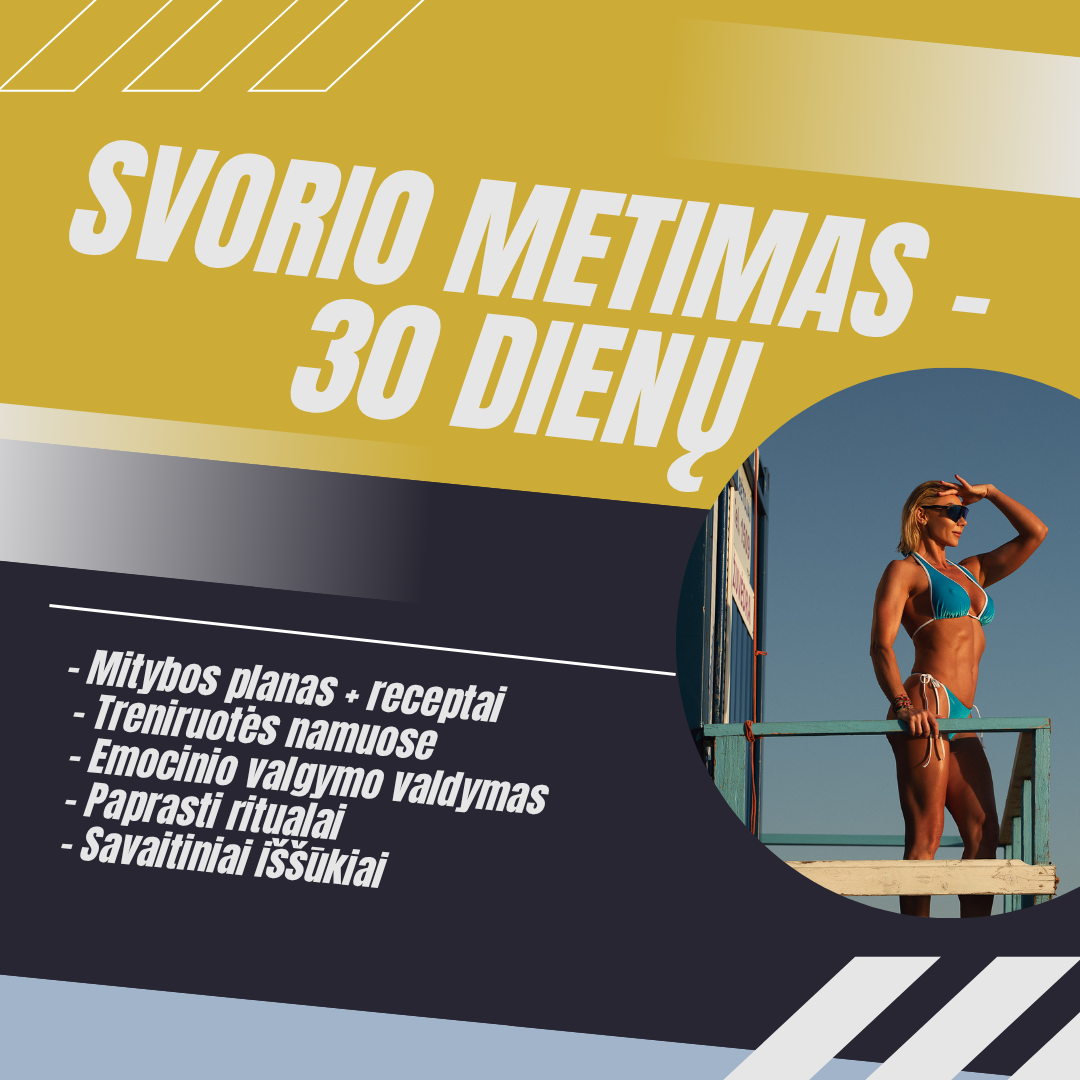 30 dienų svorio metimo programa